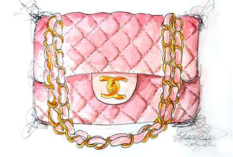 chanel bag drawing easy|killbunk Chanel bag download.